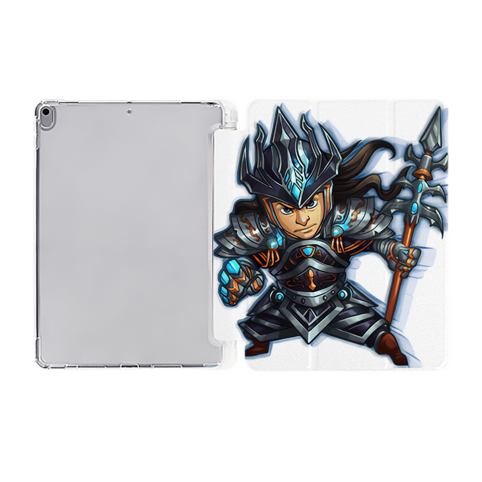 （画像用） リーグ・オブ・レジェンド League of Legends LOL IPad ケース ペン収納付き 三つ折りスタンド PUレザー×シリコン 対応機種9.5/10.5/10.9インチ